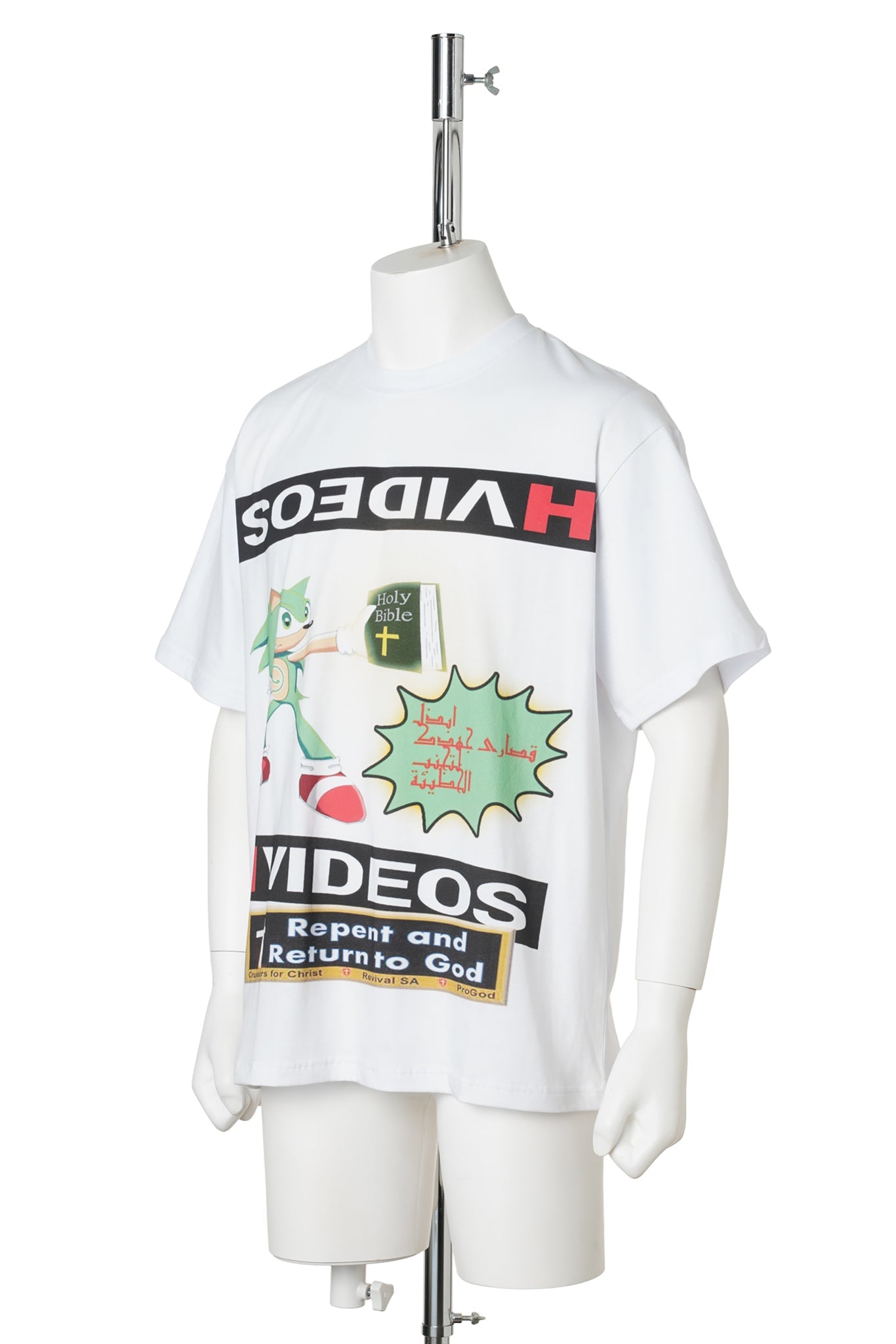 H VIDEOS SHIRT / WHITE
