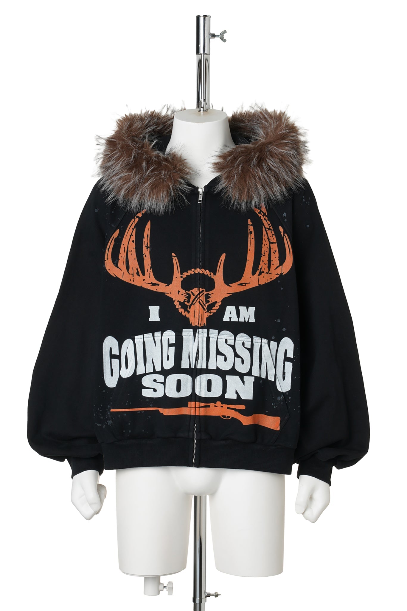 MISSING PERSON HOODIE / BLACK