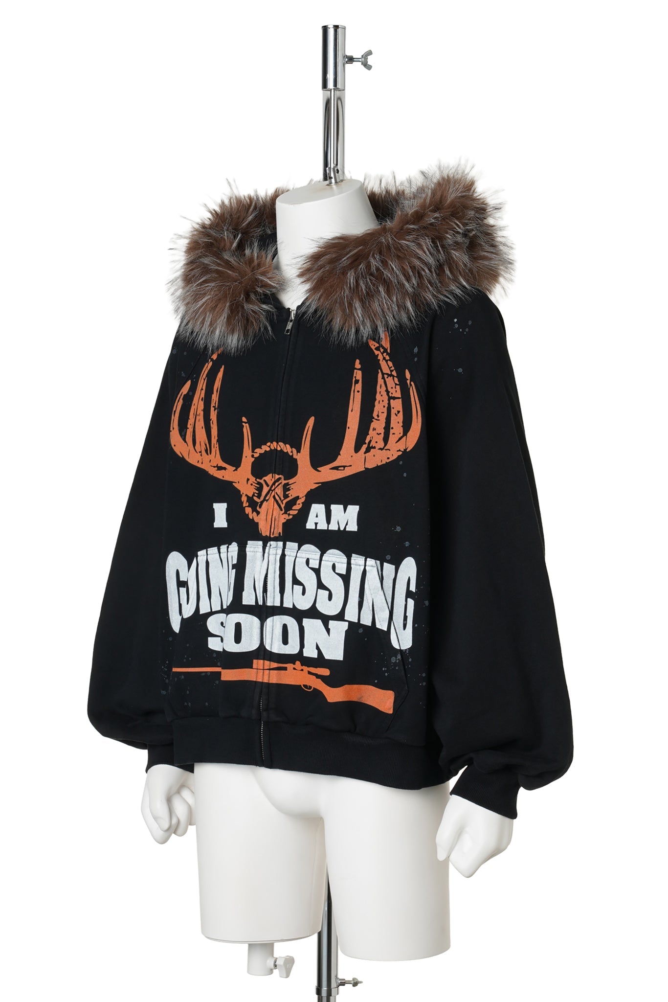 MISSING PERSON HOODIE / BLACK