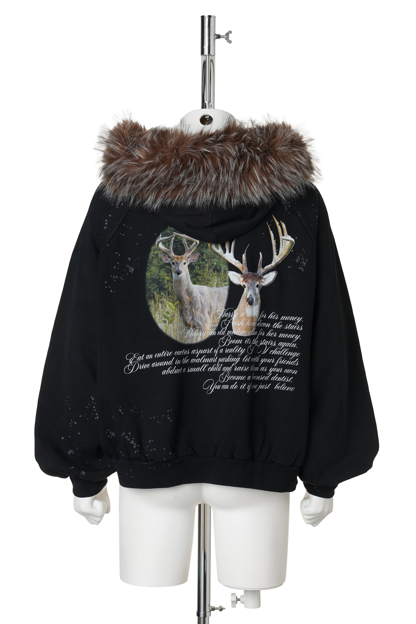 MISSING PERSON HOODIE / BLACK
