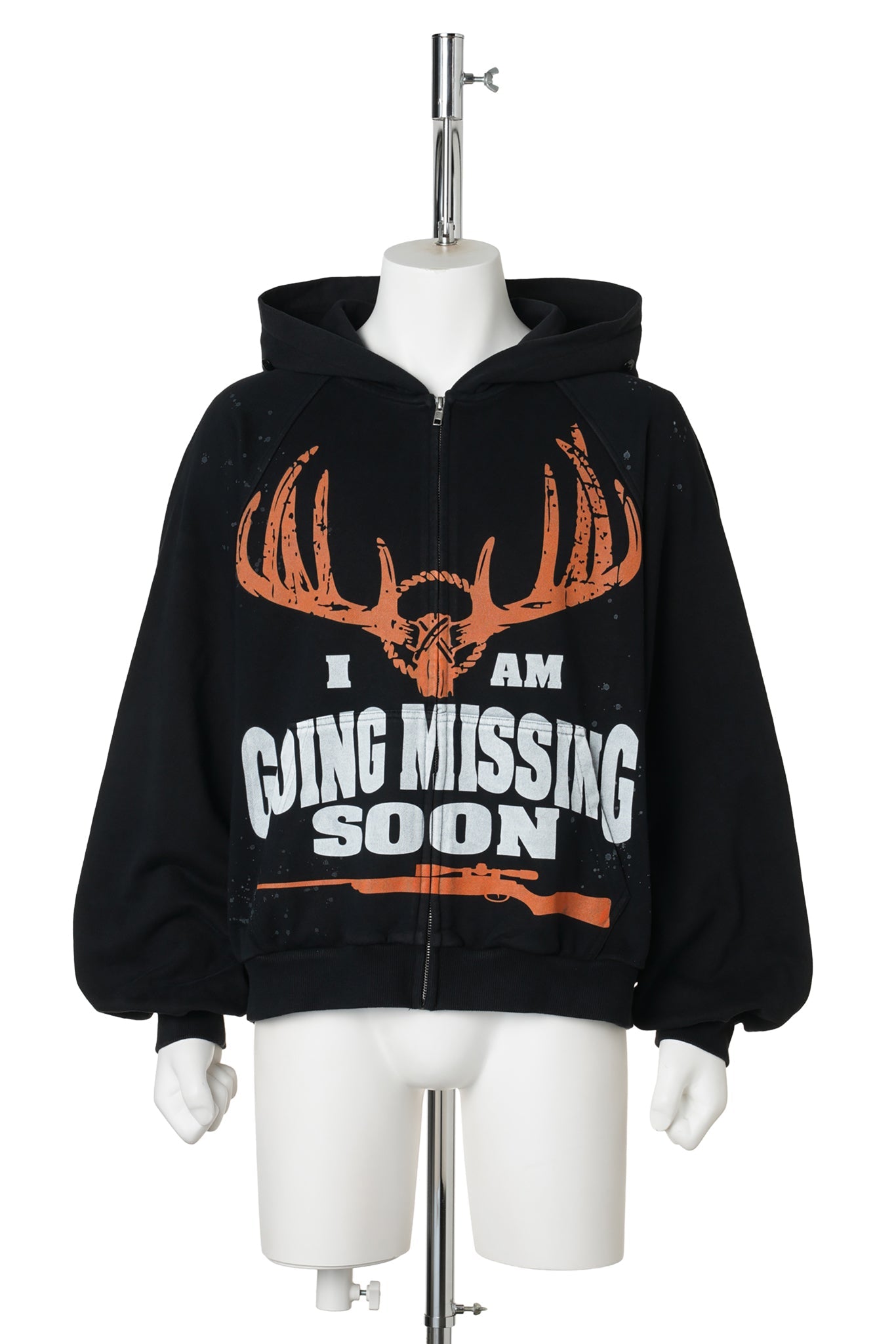 MISSING PERSON HOODIE / BLACK