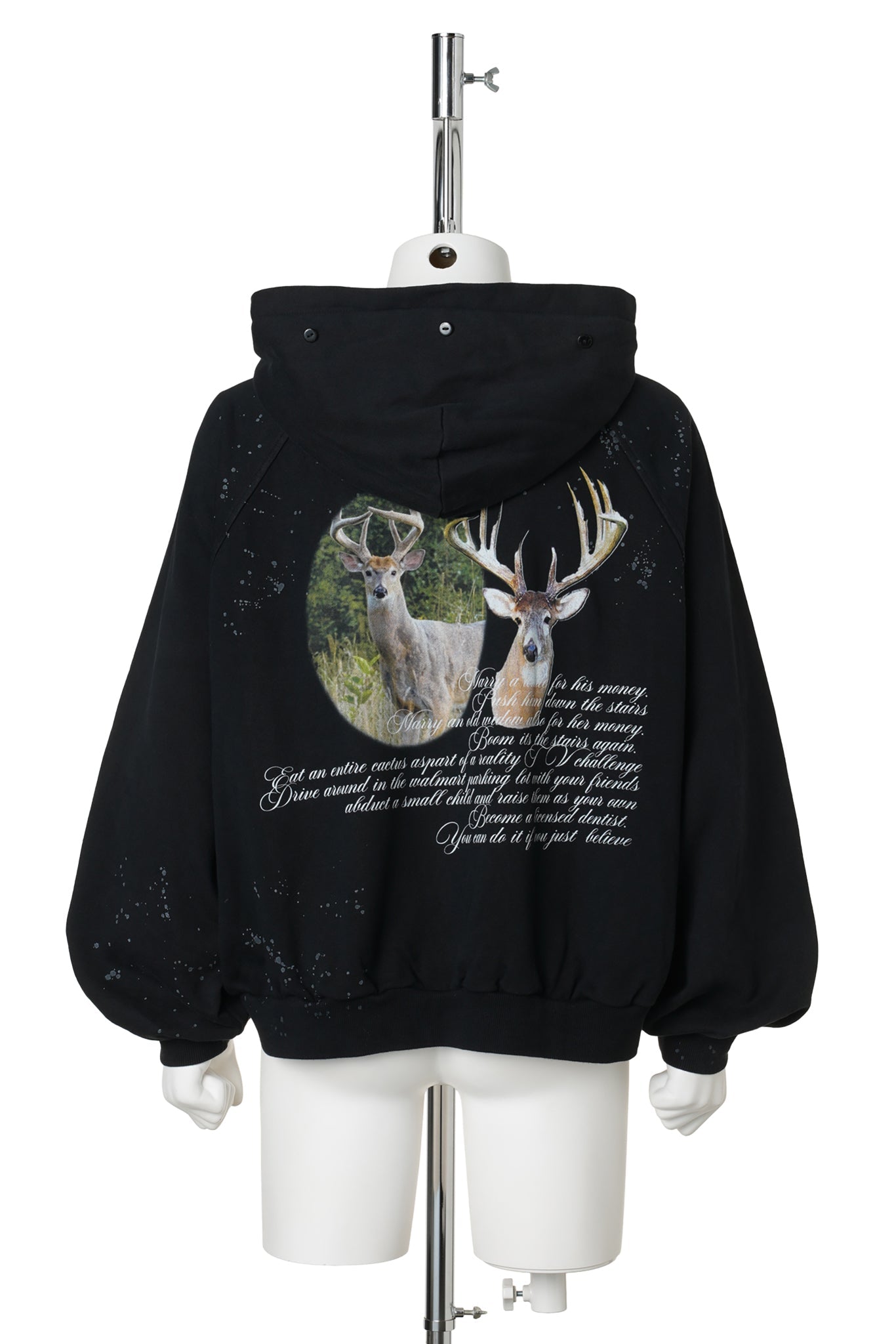 MISSING PERSON HOODIE / BLACK