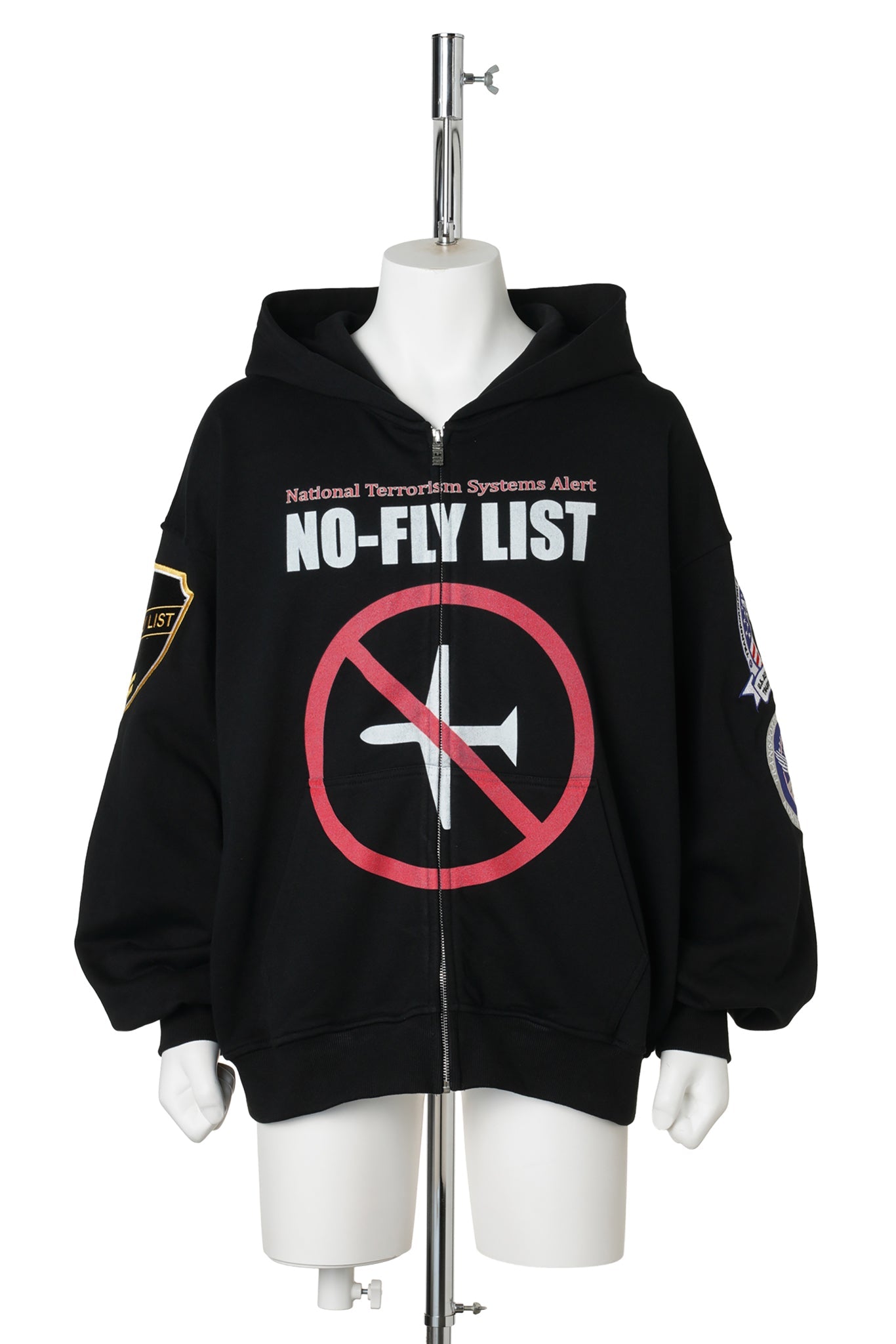 NO FLY HOODIE / BLACK