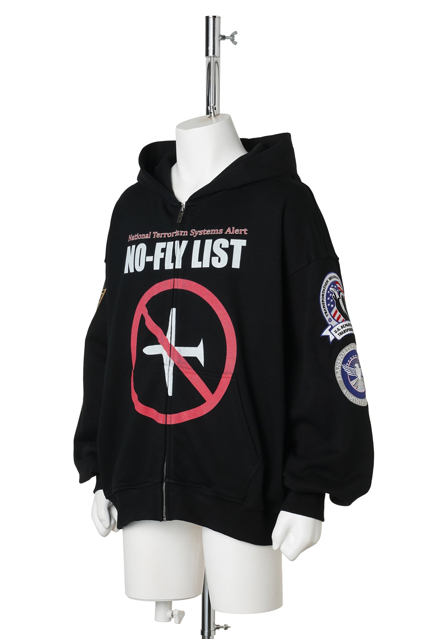 NO FLY HOODIE / BLACK