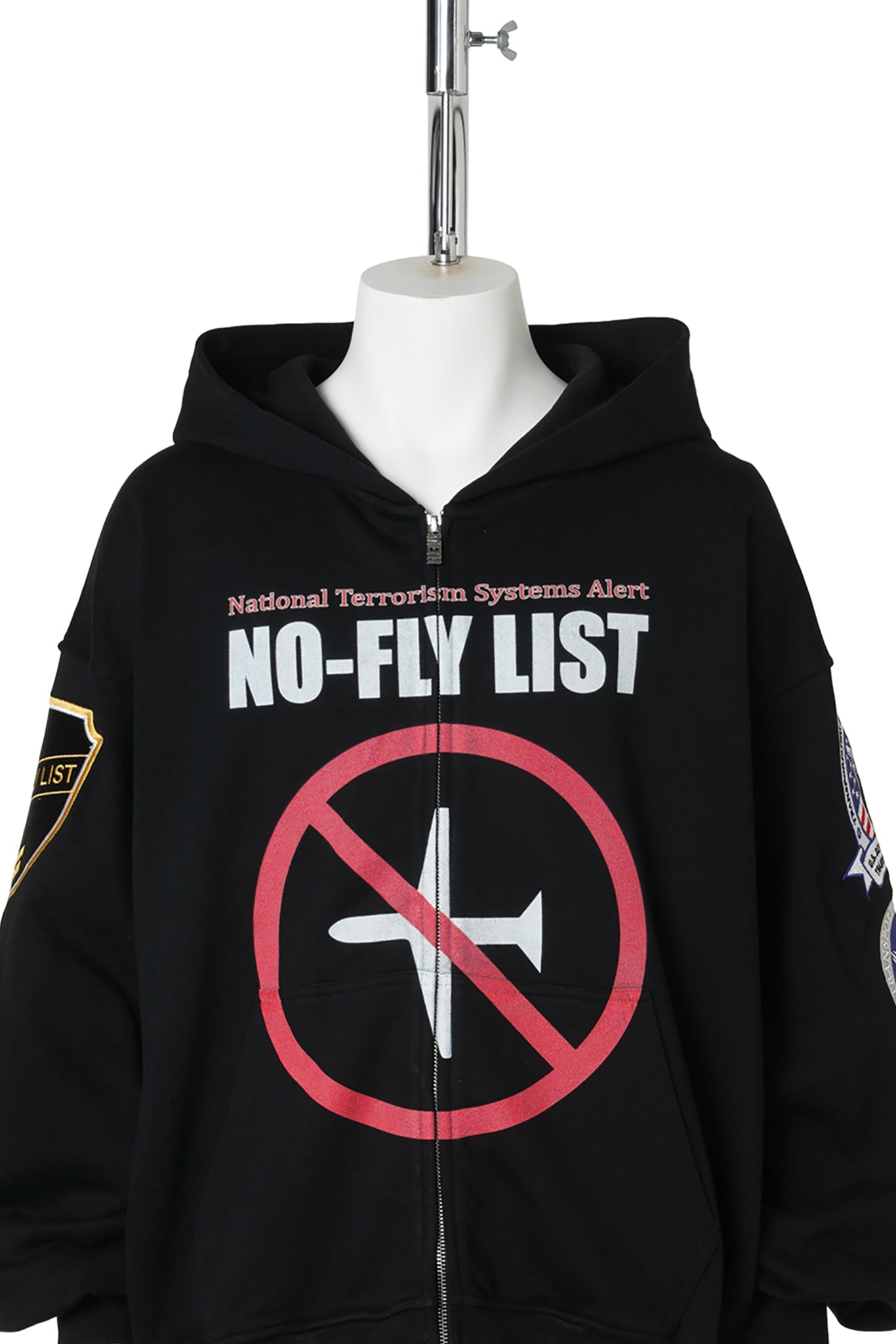 NO FLY HOODIE / BLACK