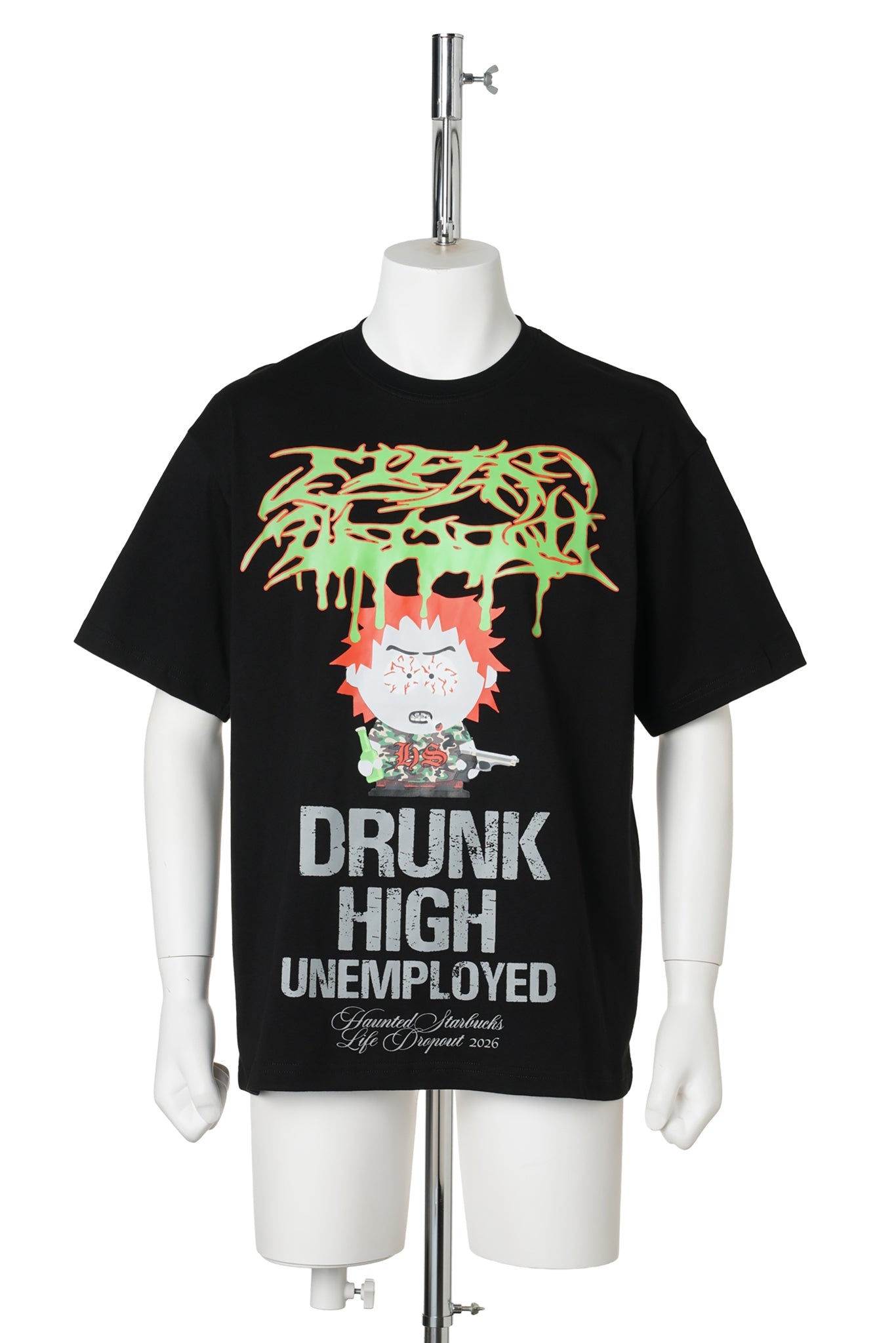 LIFE DROPOUT SHIRT / BLACK