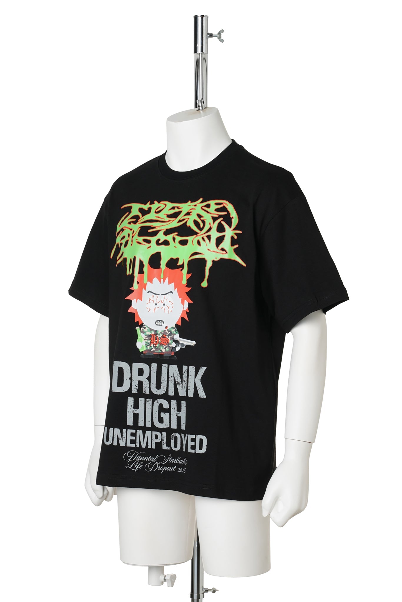 LIFE DROPOUT SHIRT / BLACK