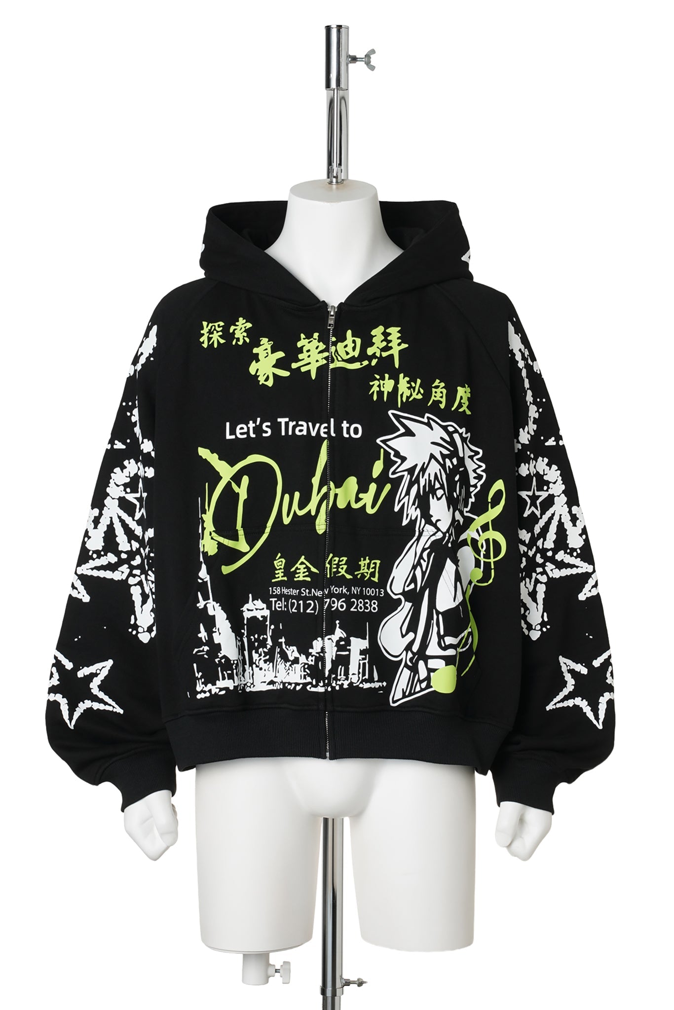 DUBAI HOODIE / BLACK