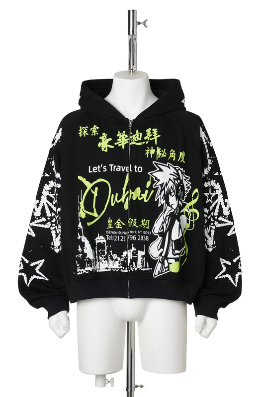 DUBAI HOODIE / BLACK