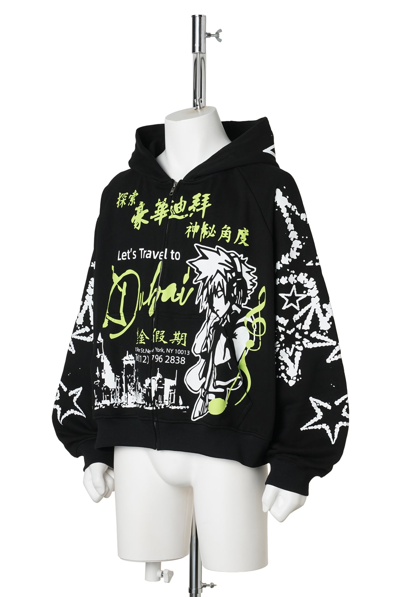 DUBAI HOODIE / BLACK