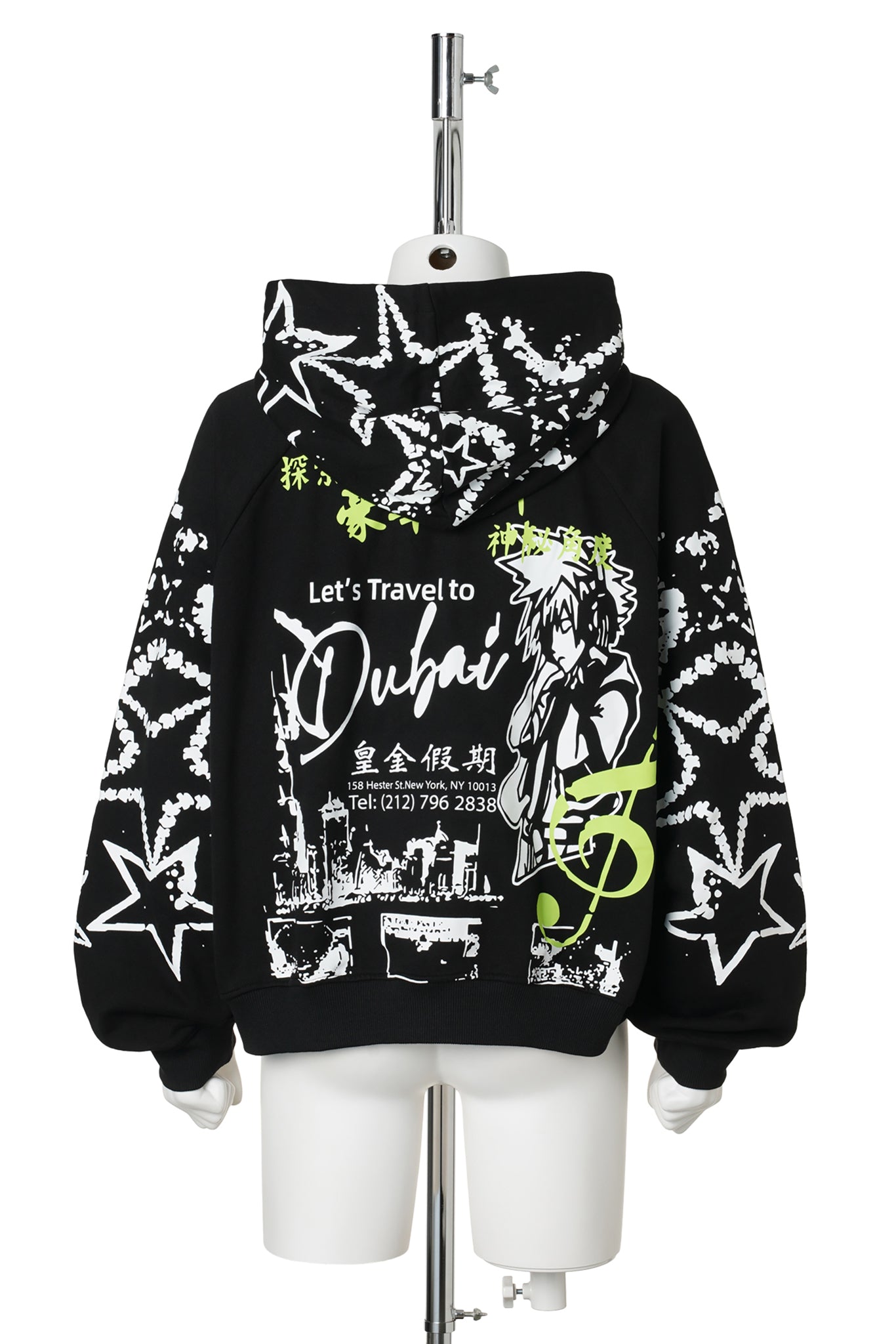 DUBAI HOODIE / BLACK