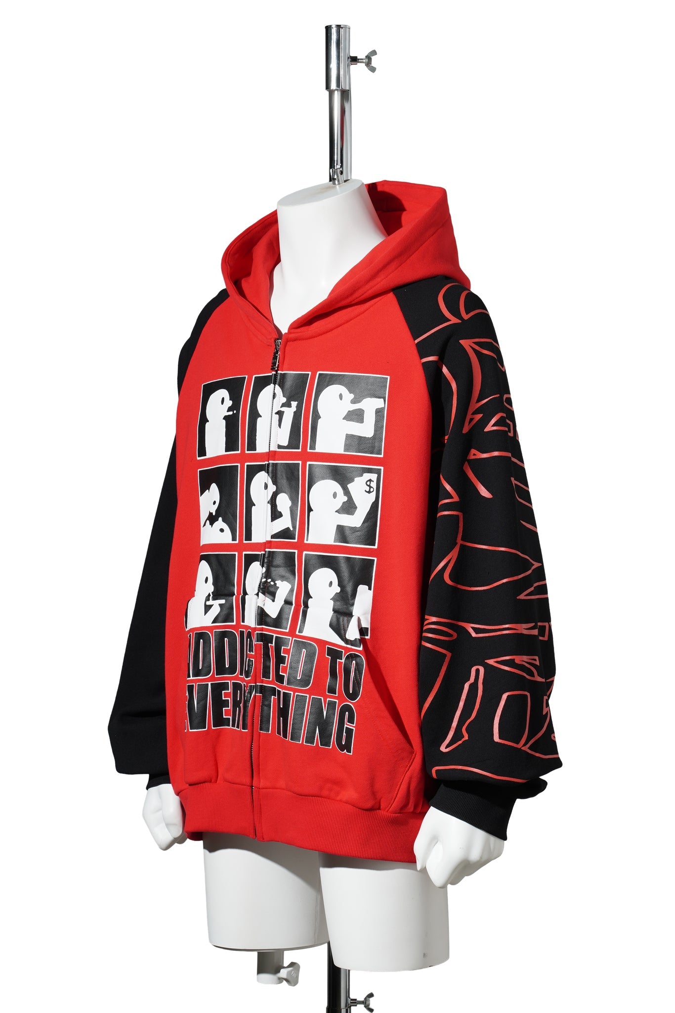 ADDICT HOODIE / RED