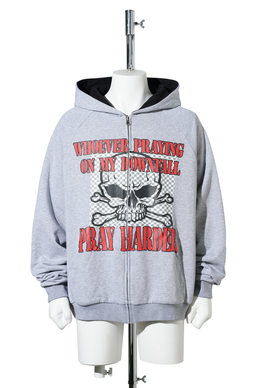 PNG HOODIE (REVERSIBLE) / GREY