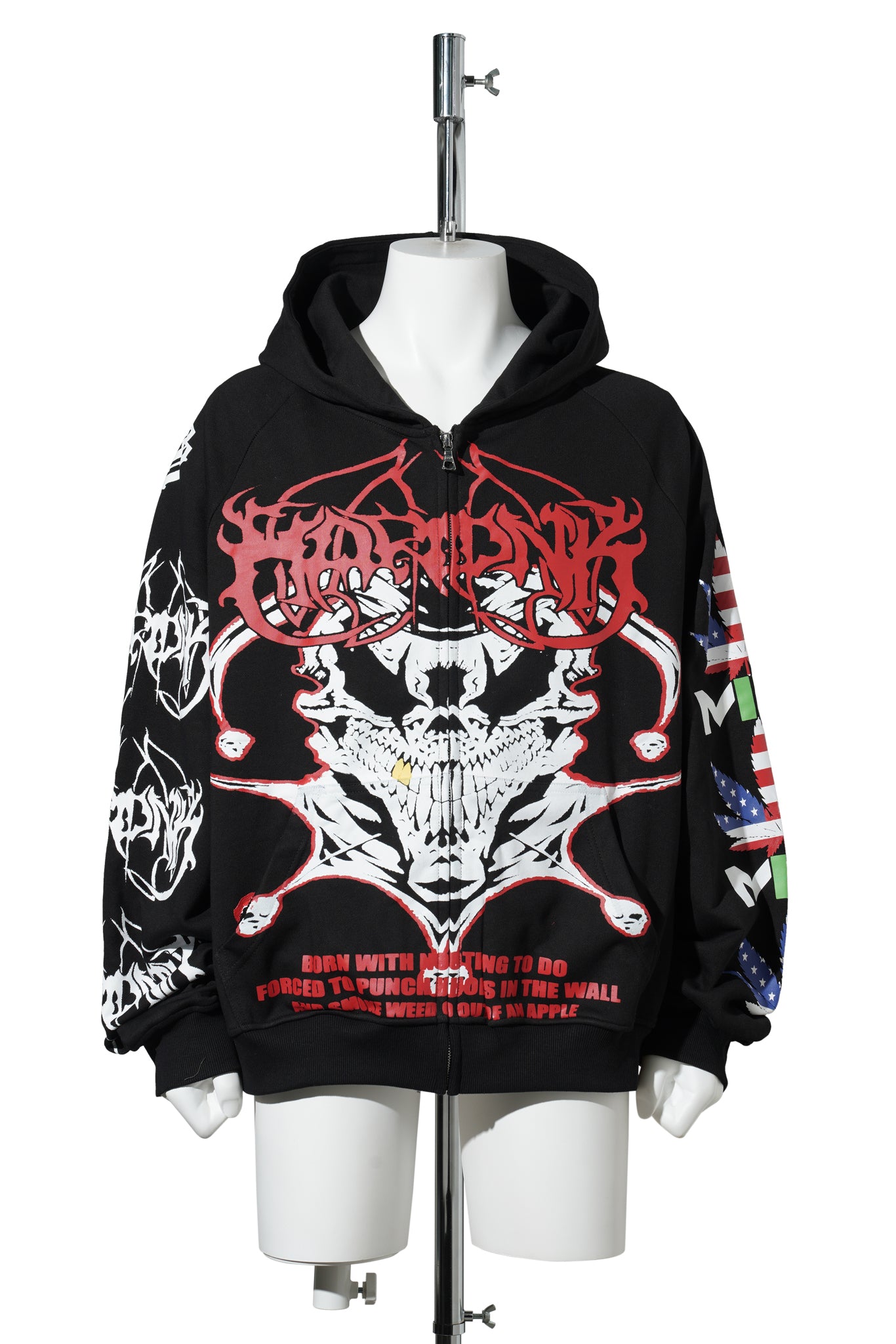 SUBURB VICTIM HOODIE / BLACK