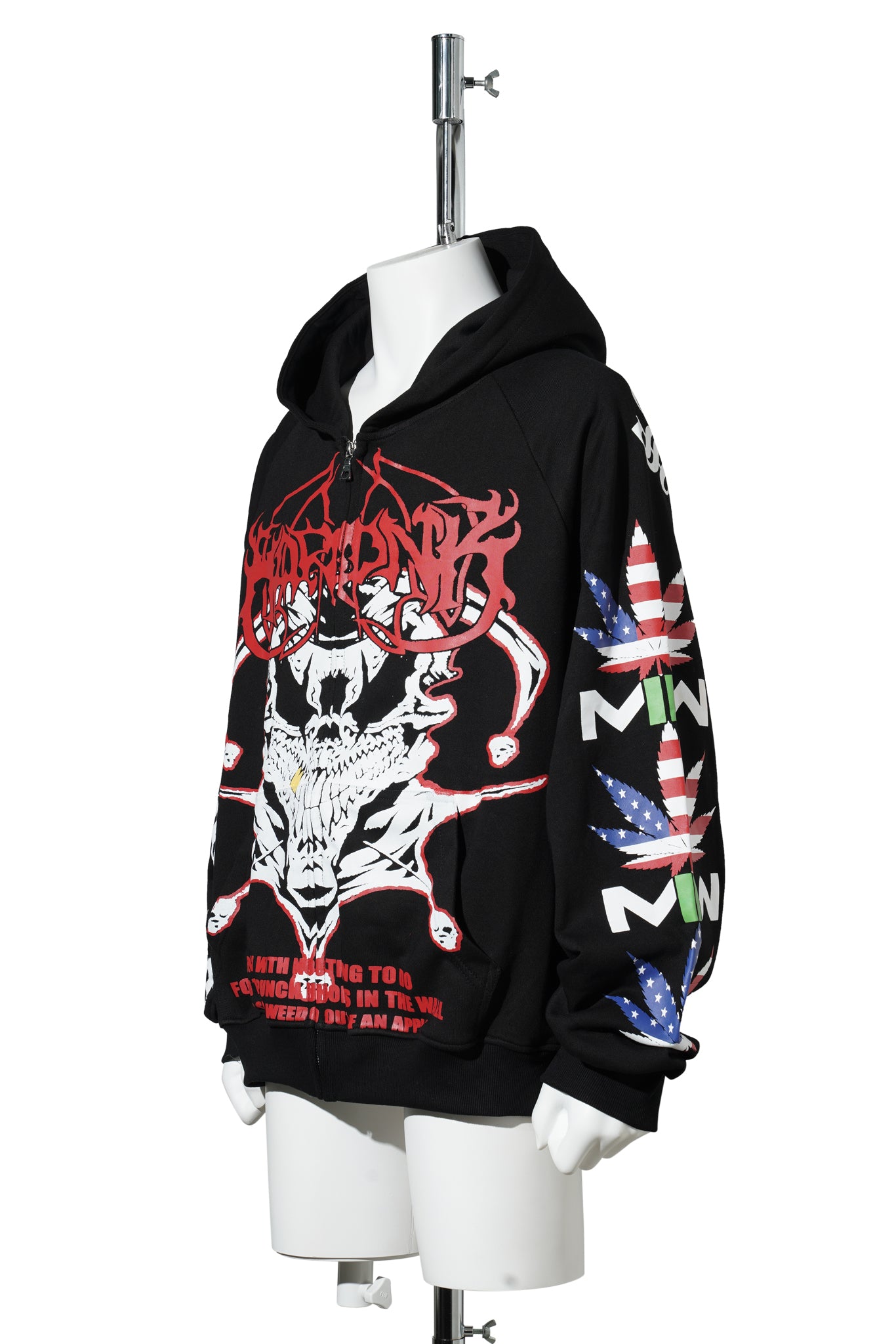 SUBURB VICTIM HOODIE / BLACK