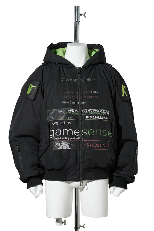 CS RAGLAN BOMBER / BLACK