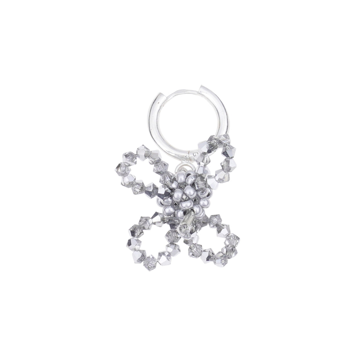 PAEONIA ARGENTA - MINI LOOP EARRINGS