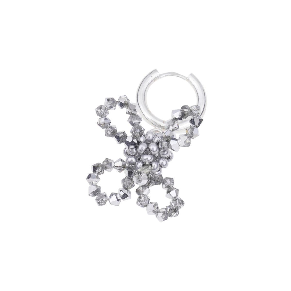 PAEONIA ARGENTA - MINI LOOP EARRINGS