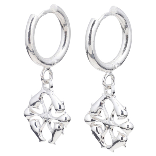 LOGO - MINI LOOP EARRINGS