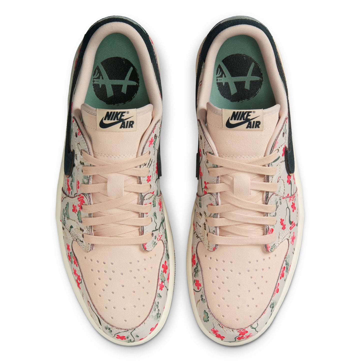 AIR JORDAN 1 RETRO LOW OG / 100:OATMEAL/BLACK-JADE SMOKE