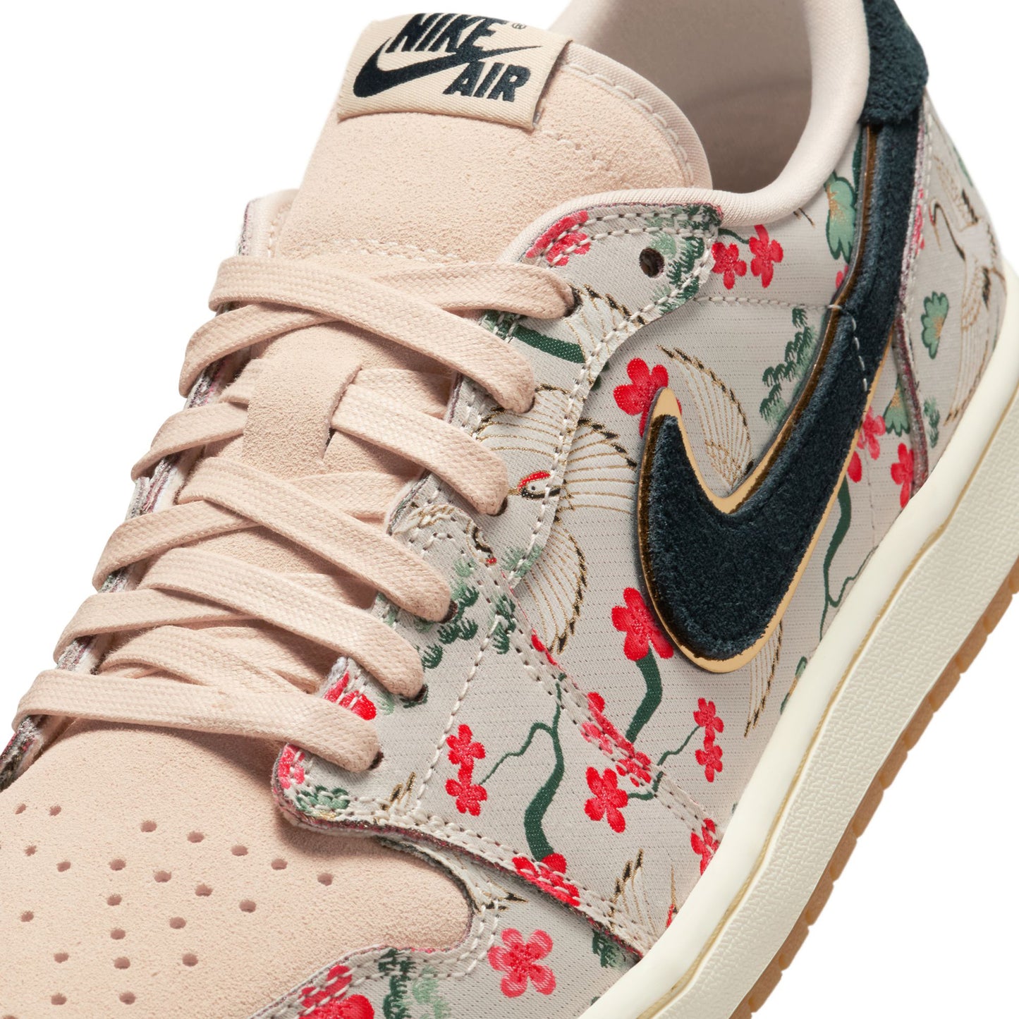 AIR JORDAN 1 RETRO LOW OG / 100:OATMEAL/BLACK-JADE SMOKE