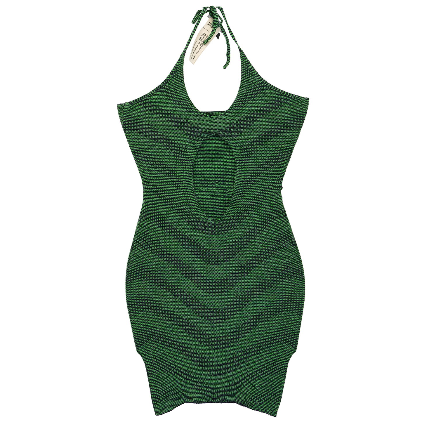 PULLAWAY SHORT DRESS / LENTICULAR CUCUMBER