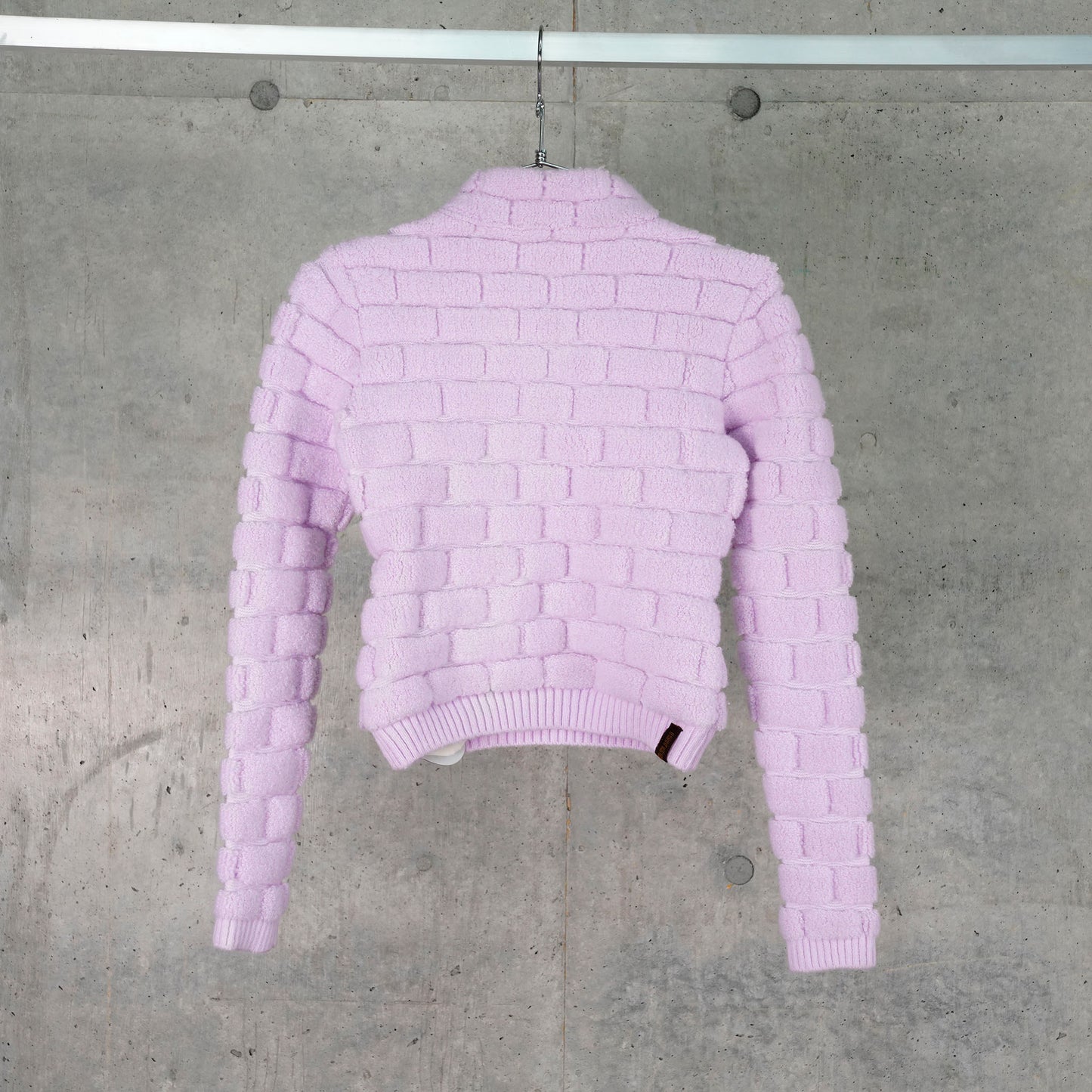 BRICK CROP JACKET / BLUSH