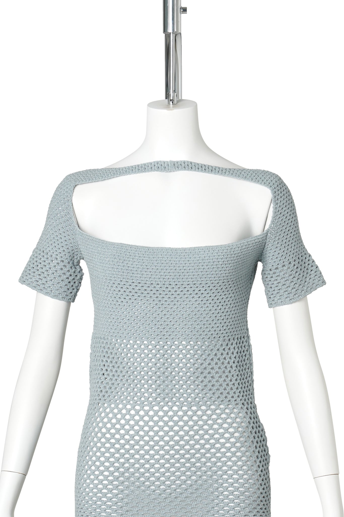 GR8 EXCLUSIVE CHES BAND FISHNET TOP / BABY BLUE