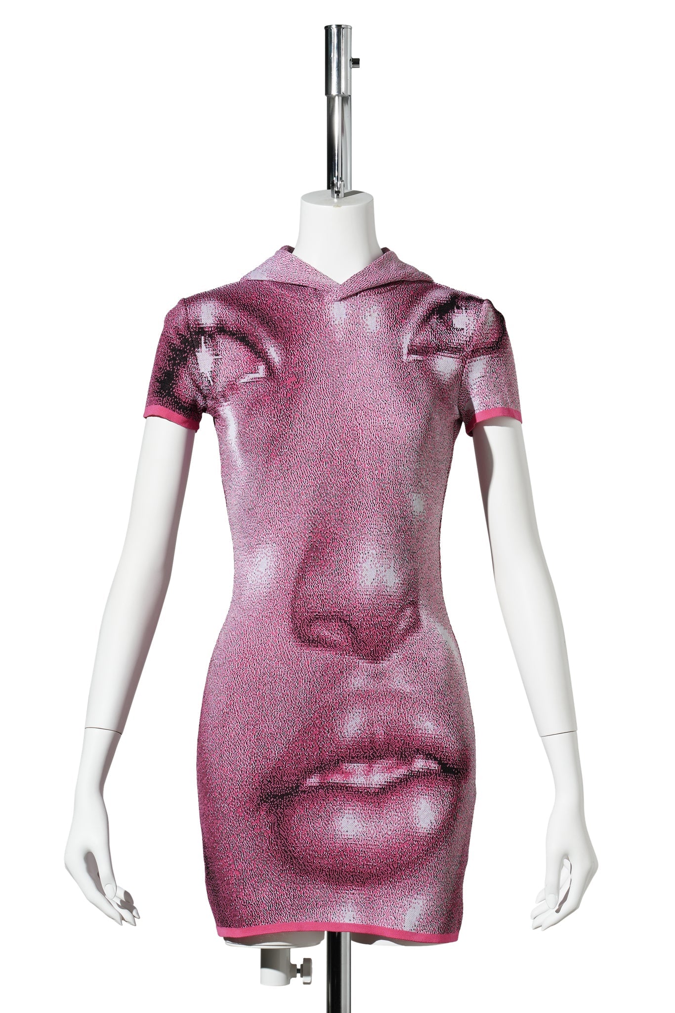 FLARE MINI DRESS / PINK