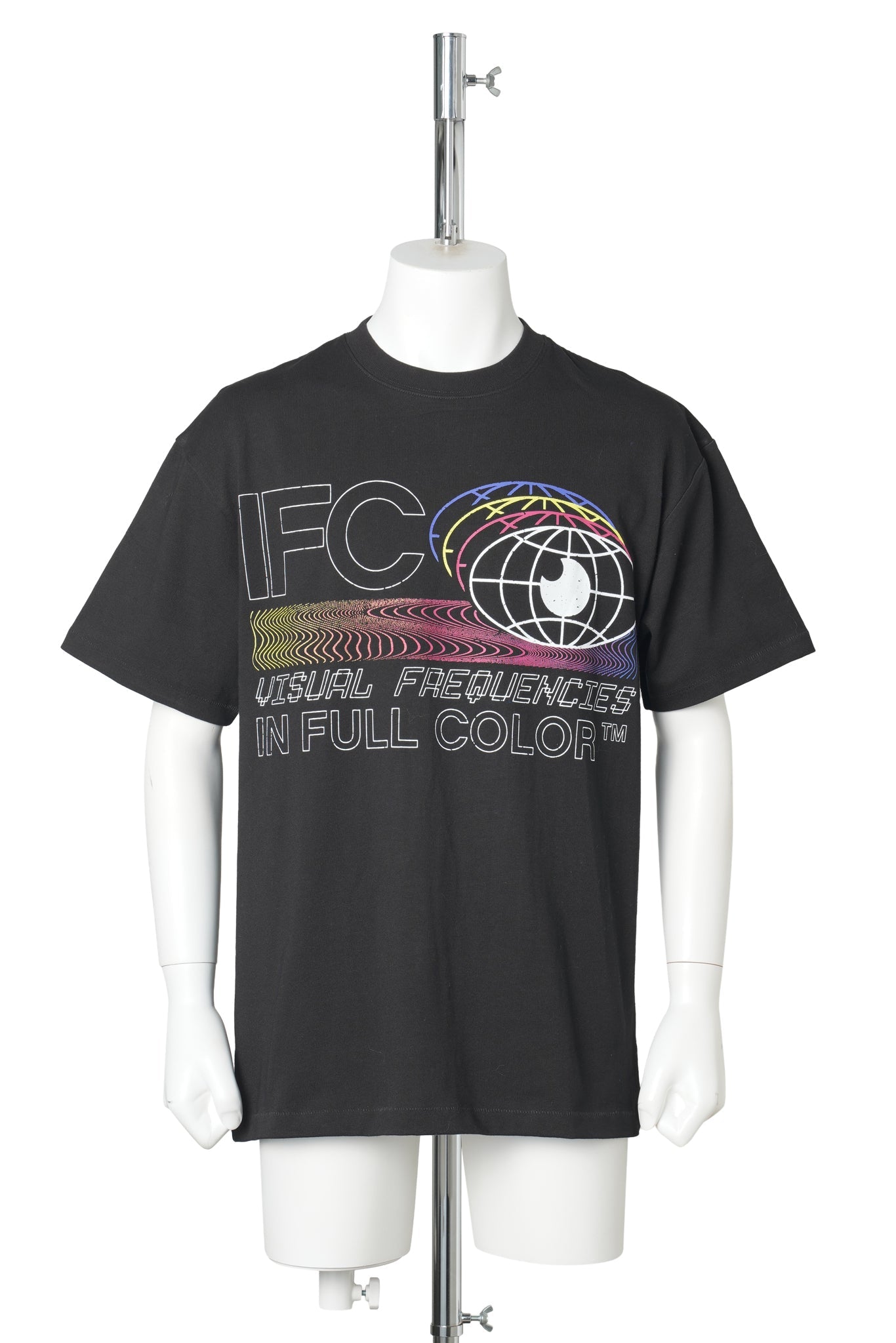 VISUAL FREQUENCIES TEE / BLACK