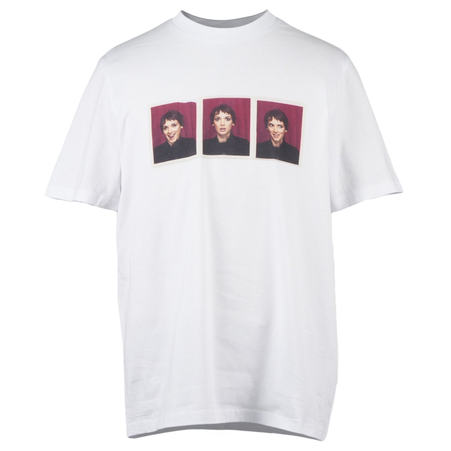 WINONA PHOTOBOOTH T-SHIRT / WHITE+DTG PRINT