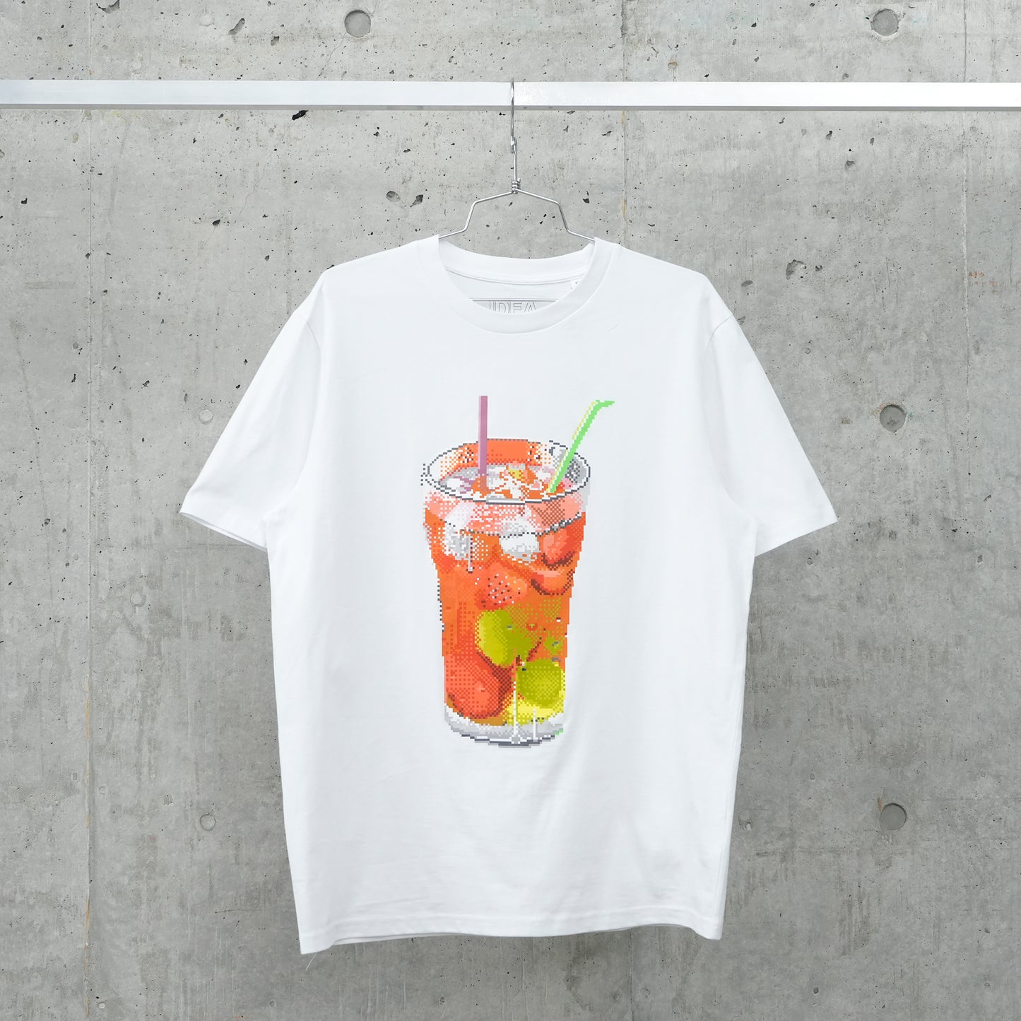 PINOT ICE TEA T-SHIRT / WHITE + SCREENPRINT