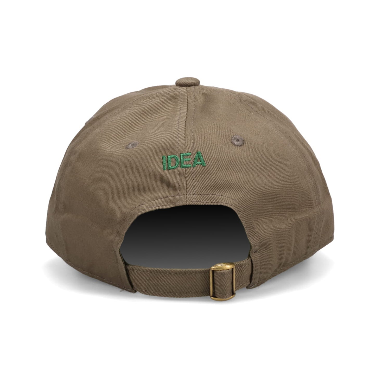 GARDEN CENTRE HAT / KHAKI + DARK GREEN EMBROIDERY
