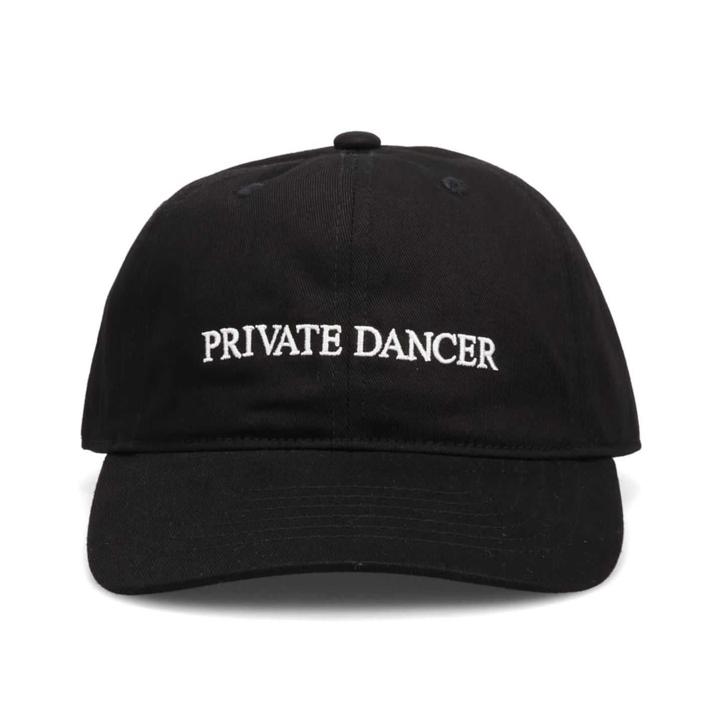 PRIVATE DANCER HAT / BLACK + WHITE EMBROIDERY