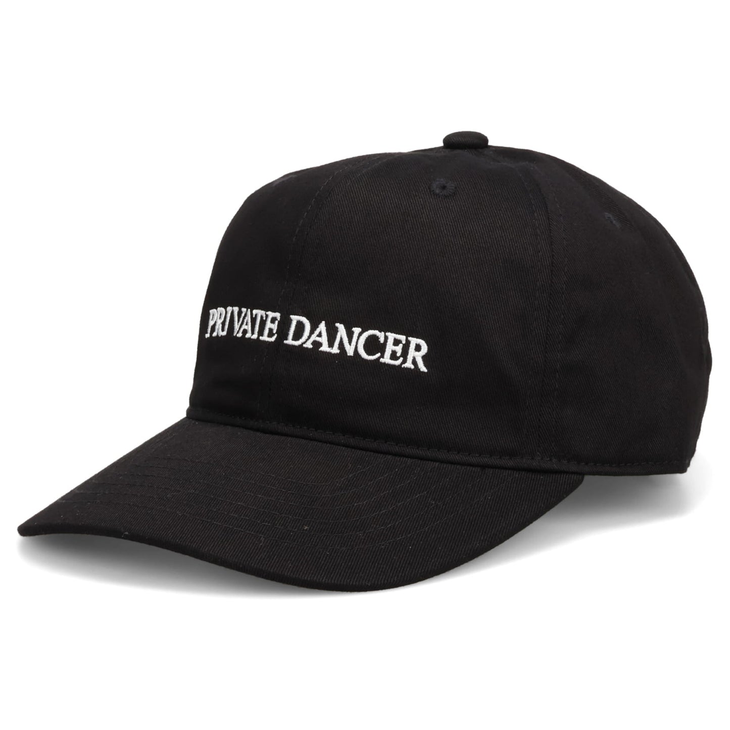 PRIVATE DANCER HAT / BLACK + WHITE EMBROIDERY