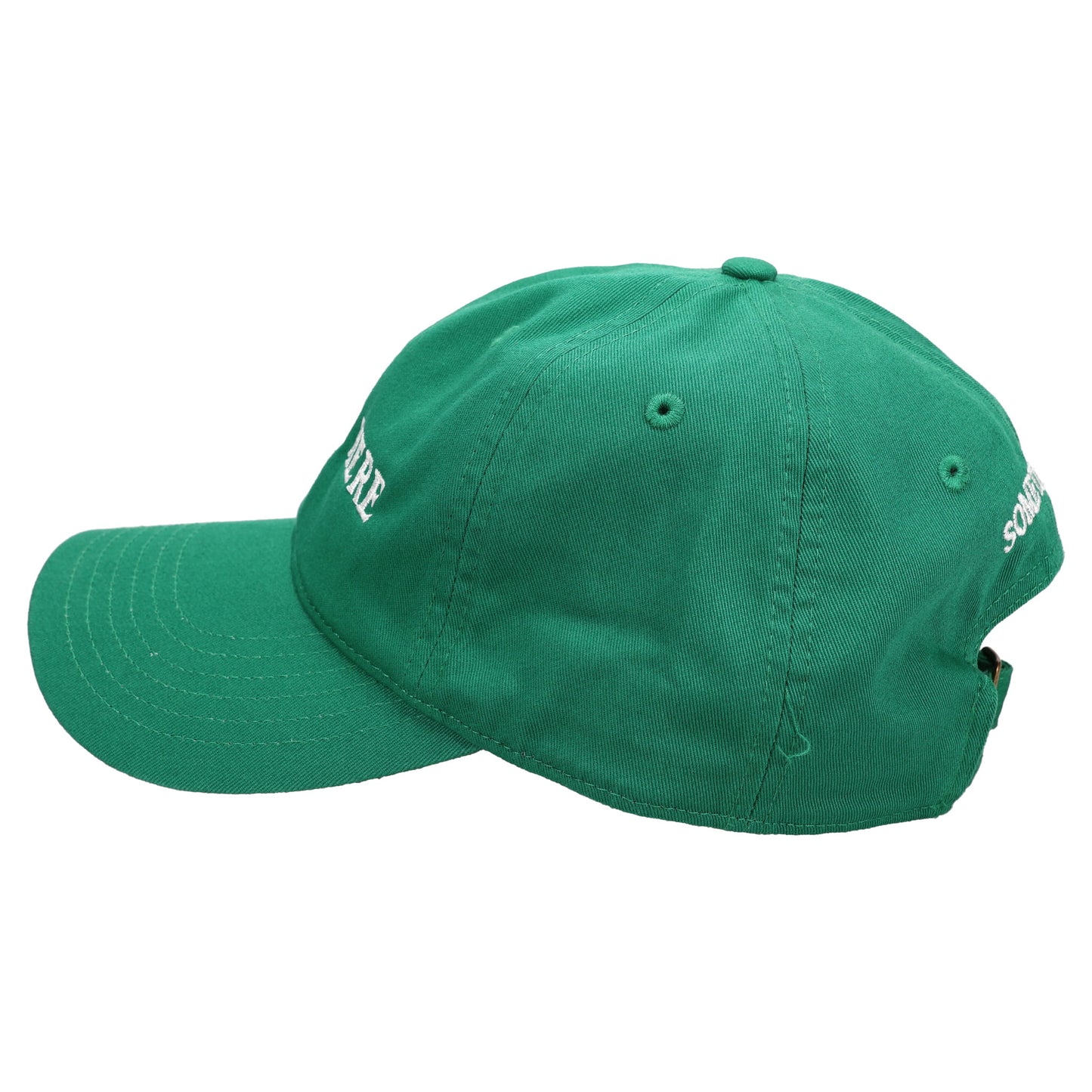 COTTON BASEBALL CAP I WORK HERE / GREEN