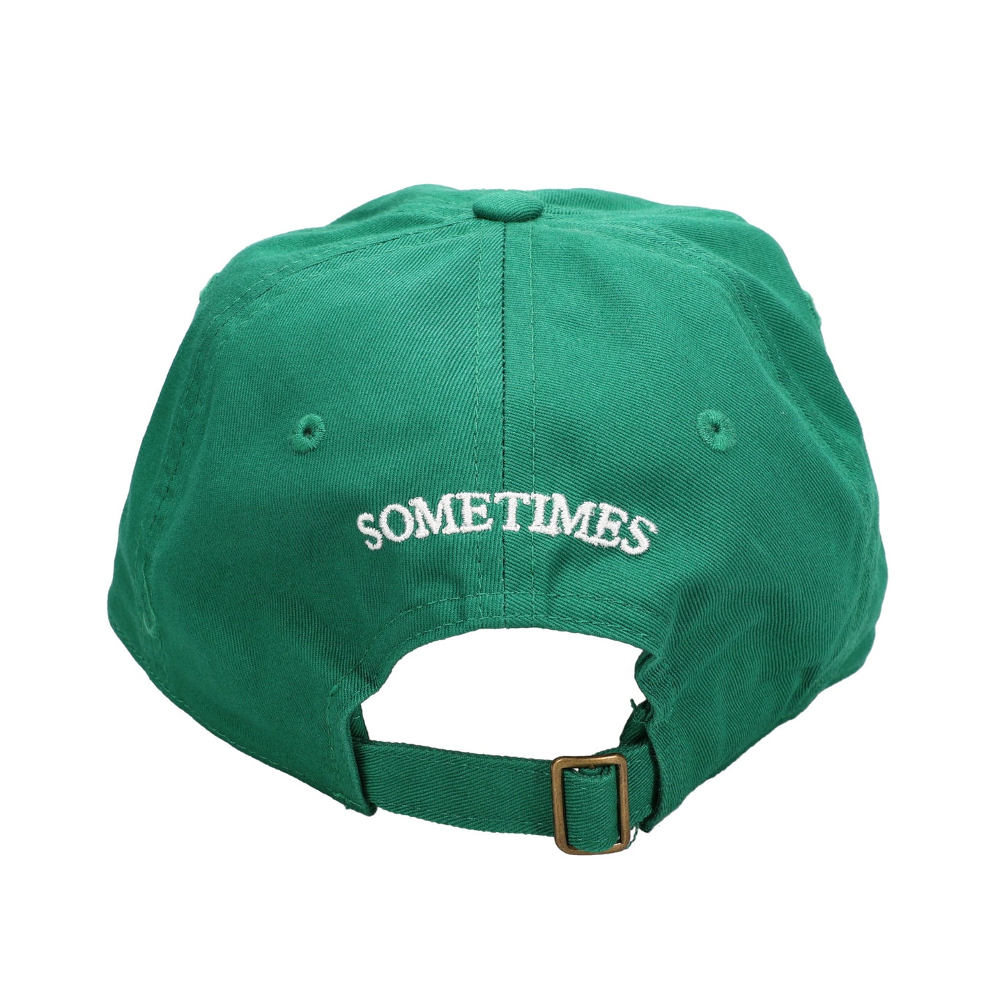 COTTON BASEBALL CAP I WORK HERE / GREEN