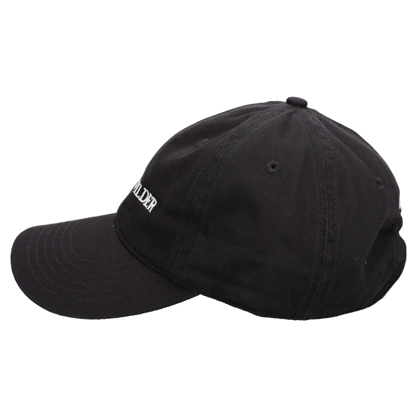 COTTON BASEBALL CAP COWBOY BULIDER / BLACK