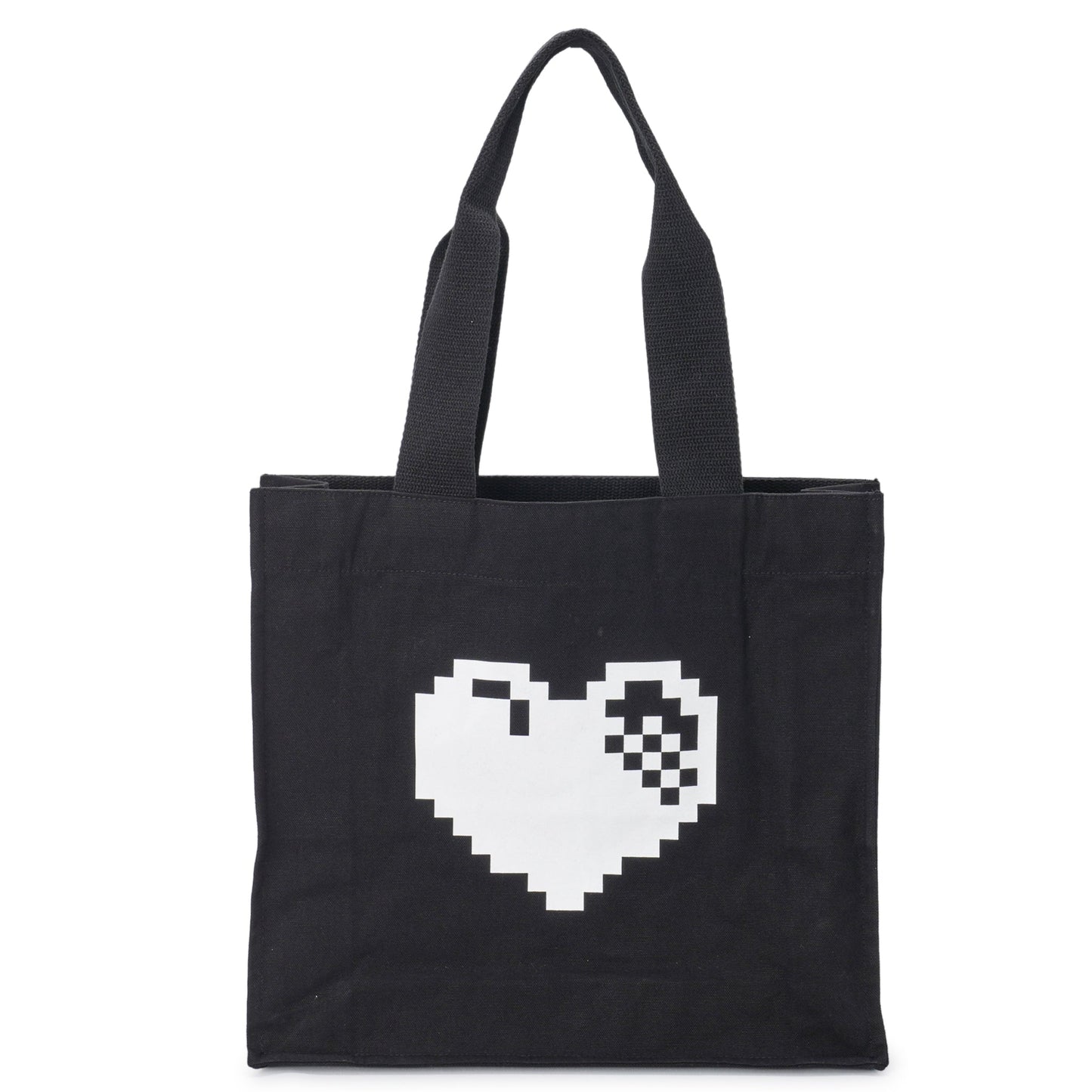 PINOT BAG / BLACK CANVAS WITH WHITE TEXT