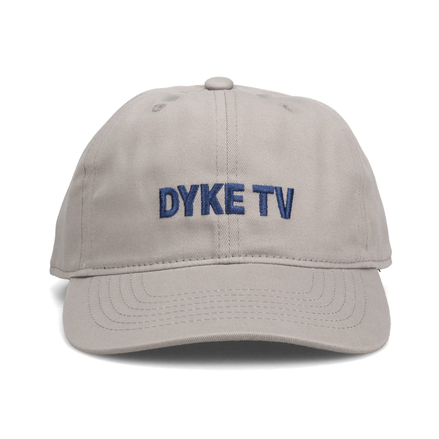 DYKE TV HAT / GREY + NAVY EMBROIDERY