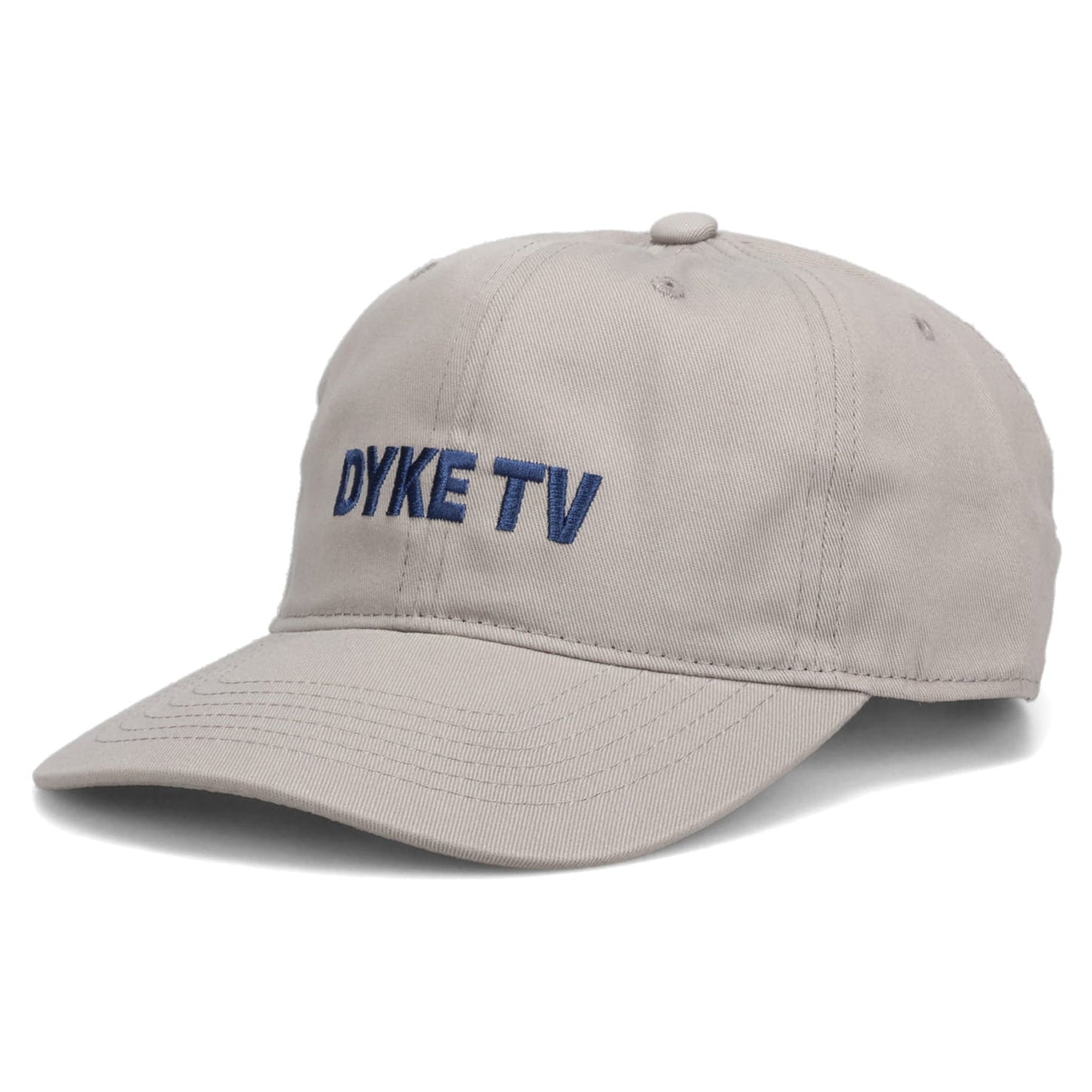 DYKE TV HAT / GREY + NAVY EMBROIDERY