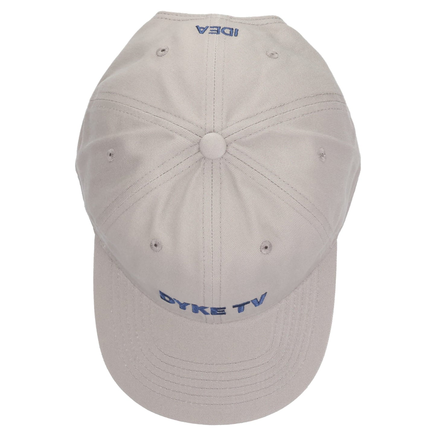 DYKE TV HAT / GREY + NAVY EMBROIDERY