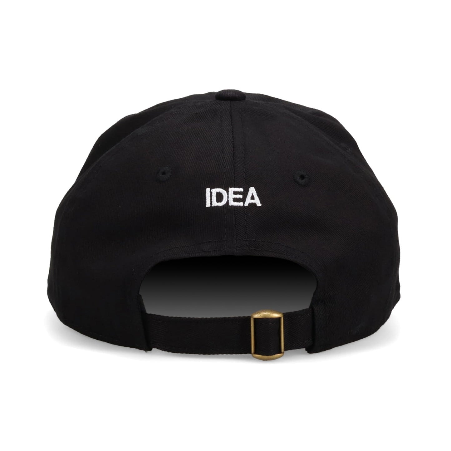 ALL ENGLAND TECHNO CLUB HAT / BLACK + WHITE EMBROIDERY