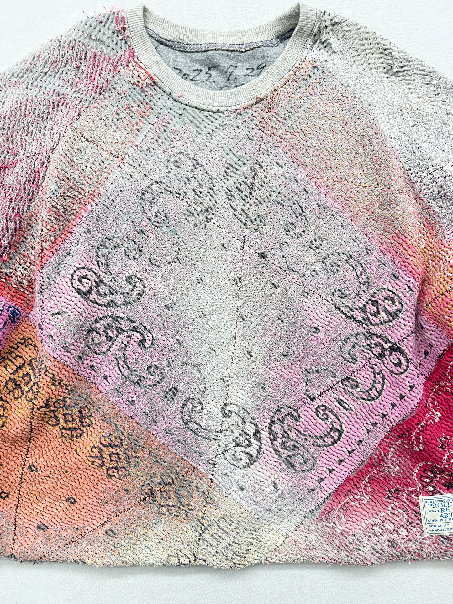 UROBOROS OVER SIZE T-SHIRT / PINK