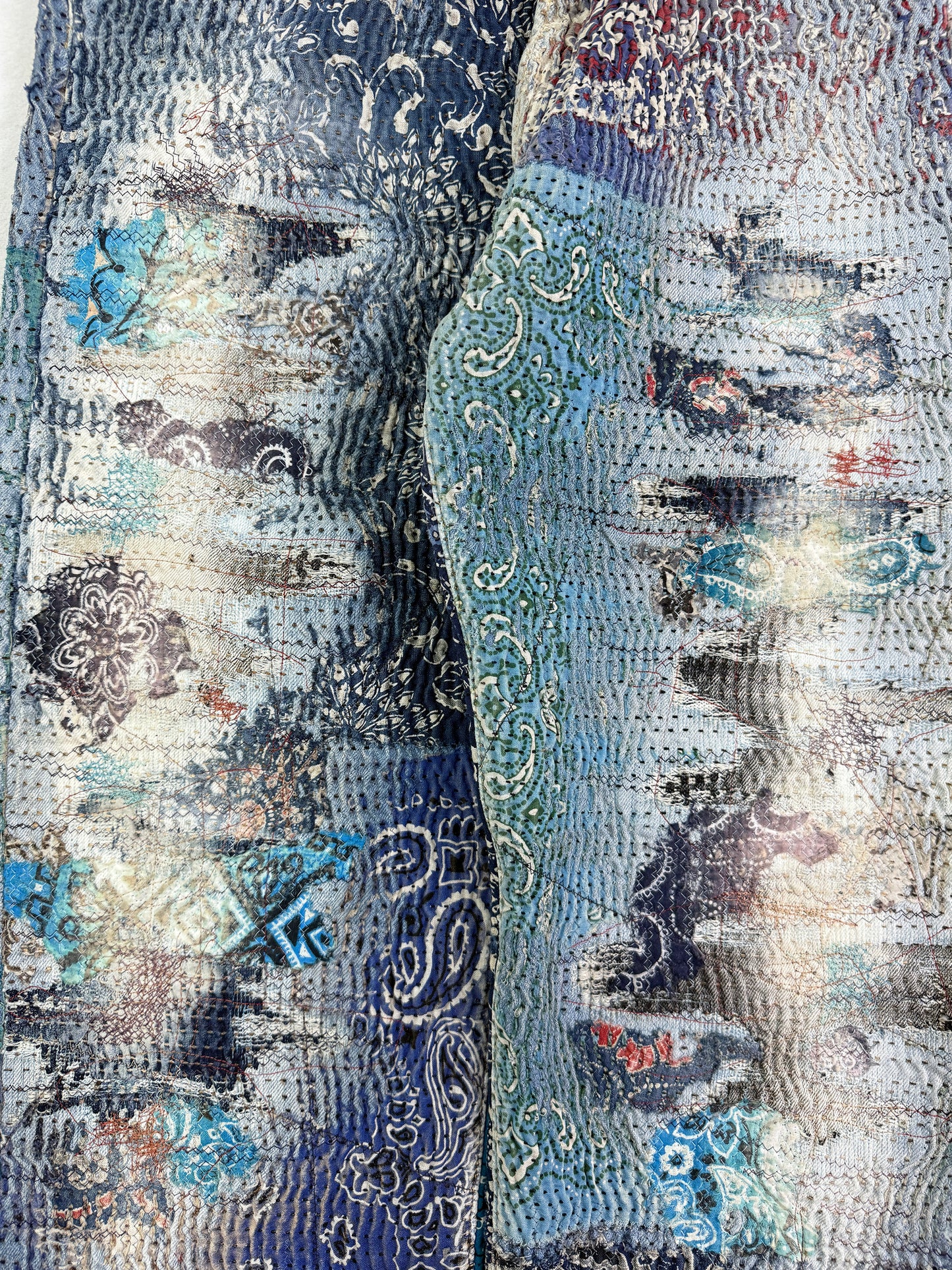 UROBOROS STRAIGHT JEANS / BLUE×TURQUOISE