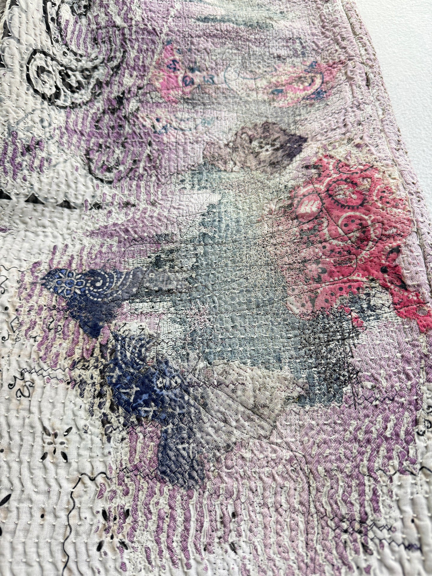 UROBOROS BUGGY JEANS / PURPLE×WHITE