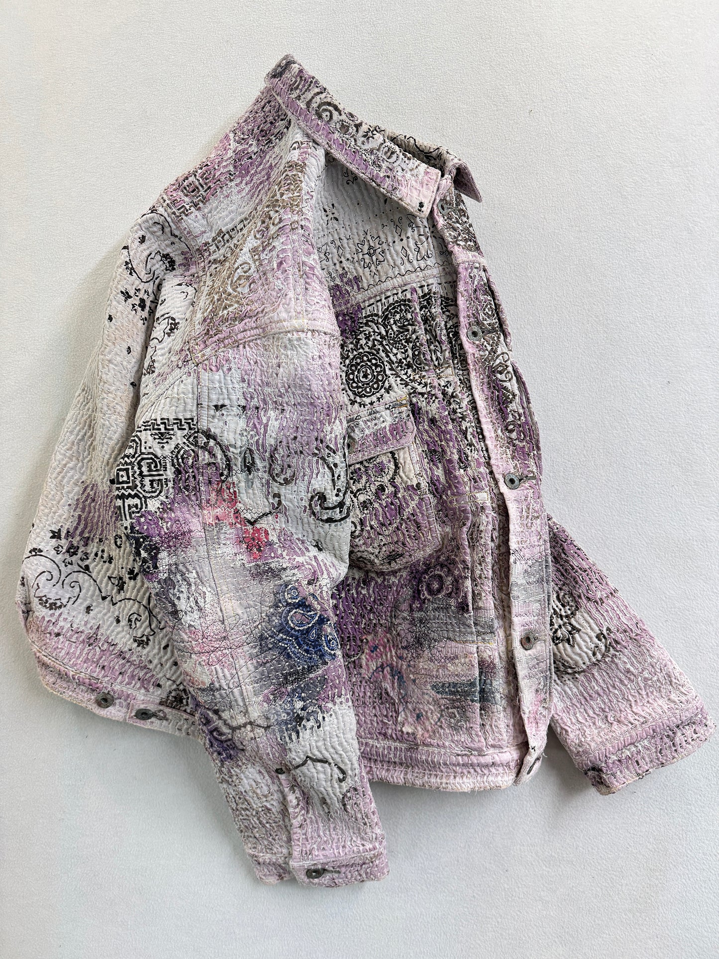 UROBOROS TYPE-2 JACKET / PURPLE×WHITE