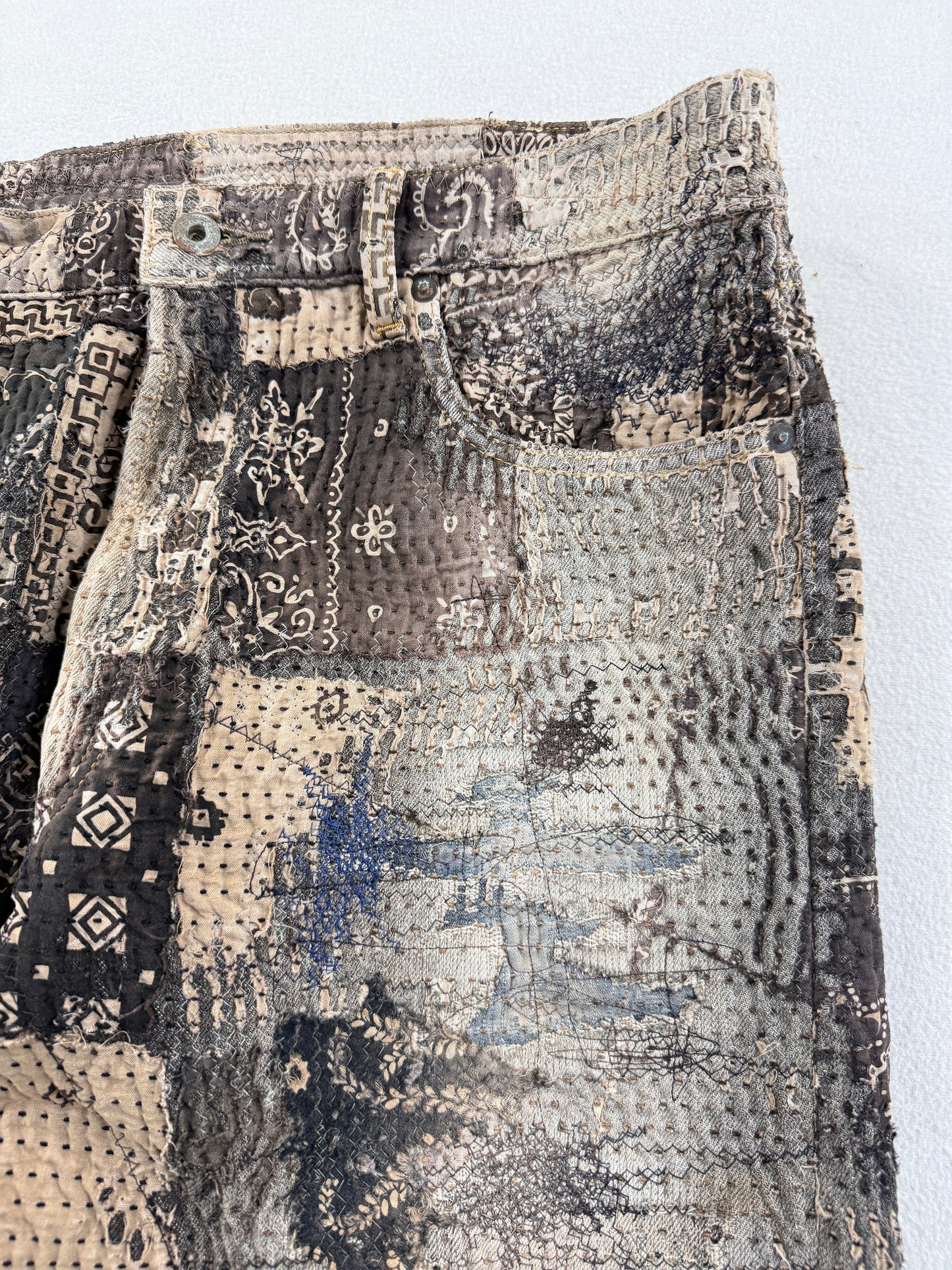 UROBOROS STRAIGHT JEANS / CHECKER FLAG