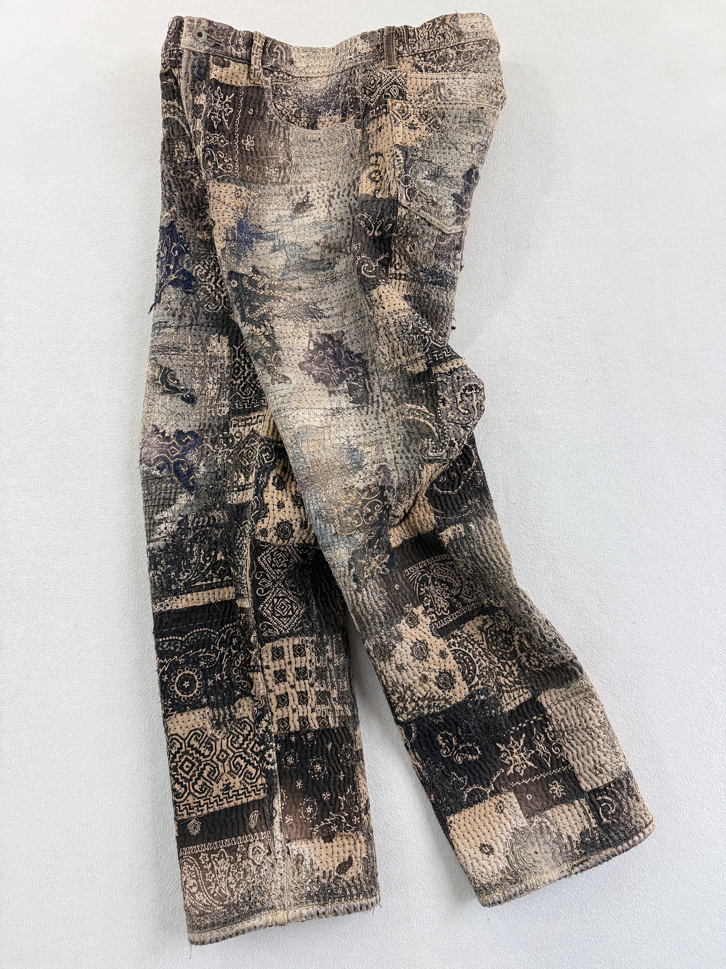 UROBOROS STRAIGHT JEANS / CHECKER FLAG