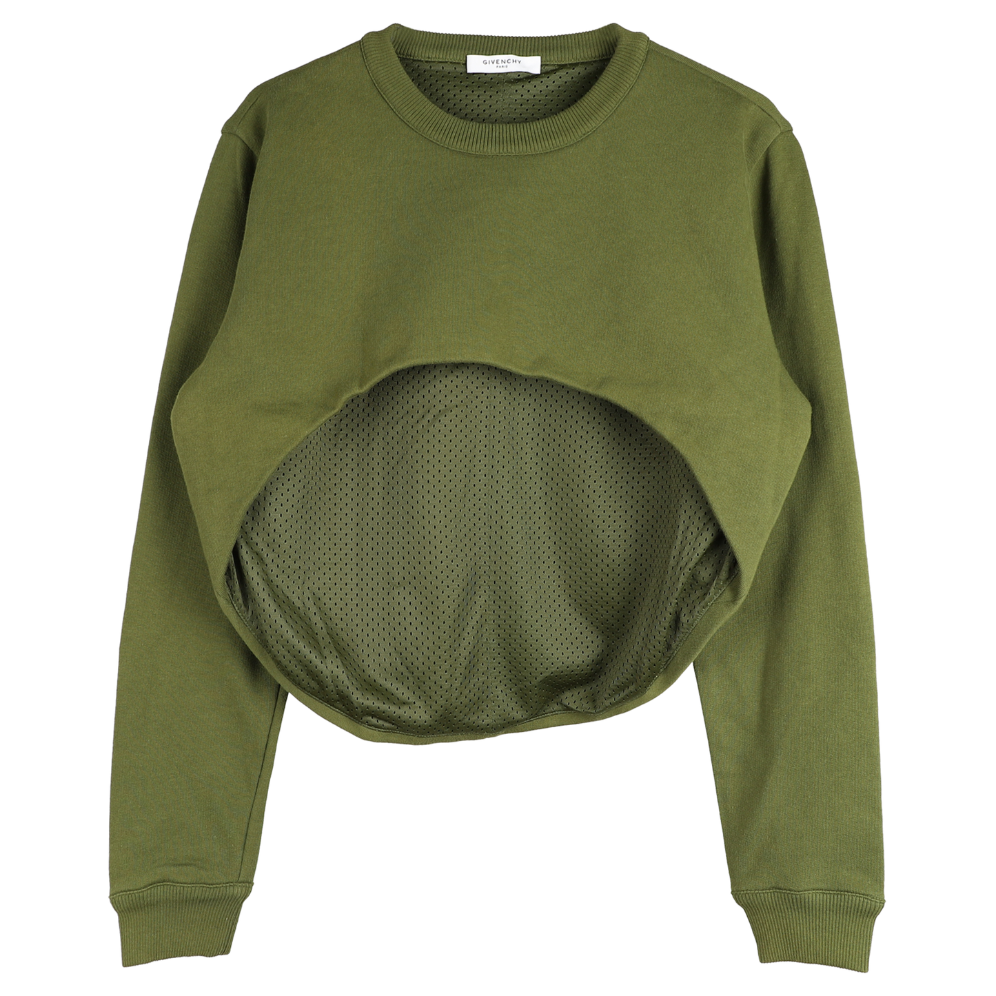 CROPPED SWEATSHIRT / KHAKI